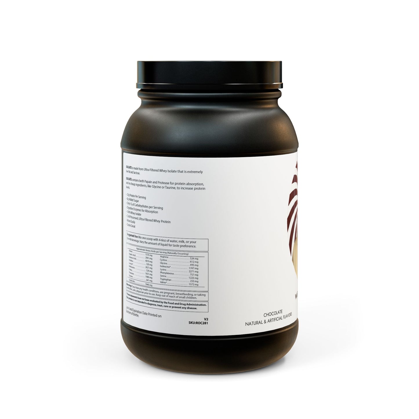 Aleczaender's Whey Isolate Protein Supplement (907g, 2lb)