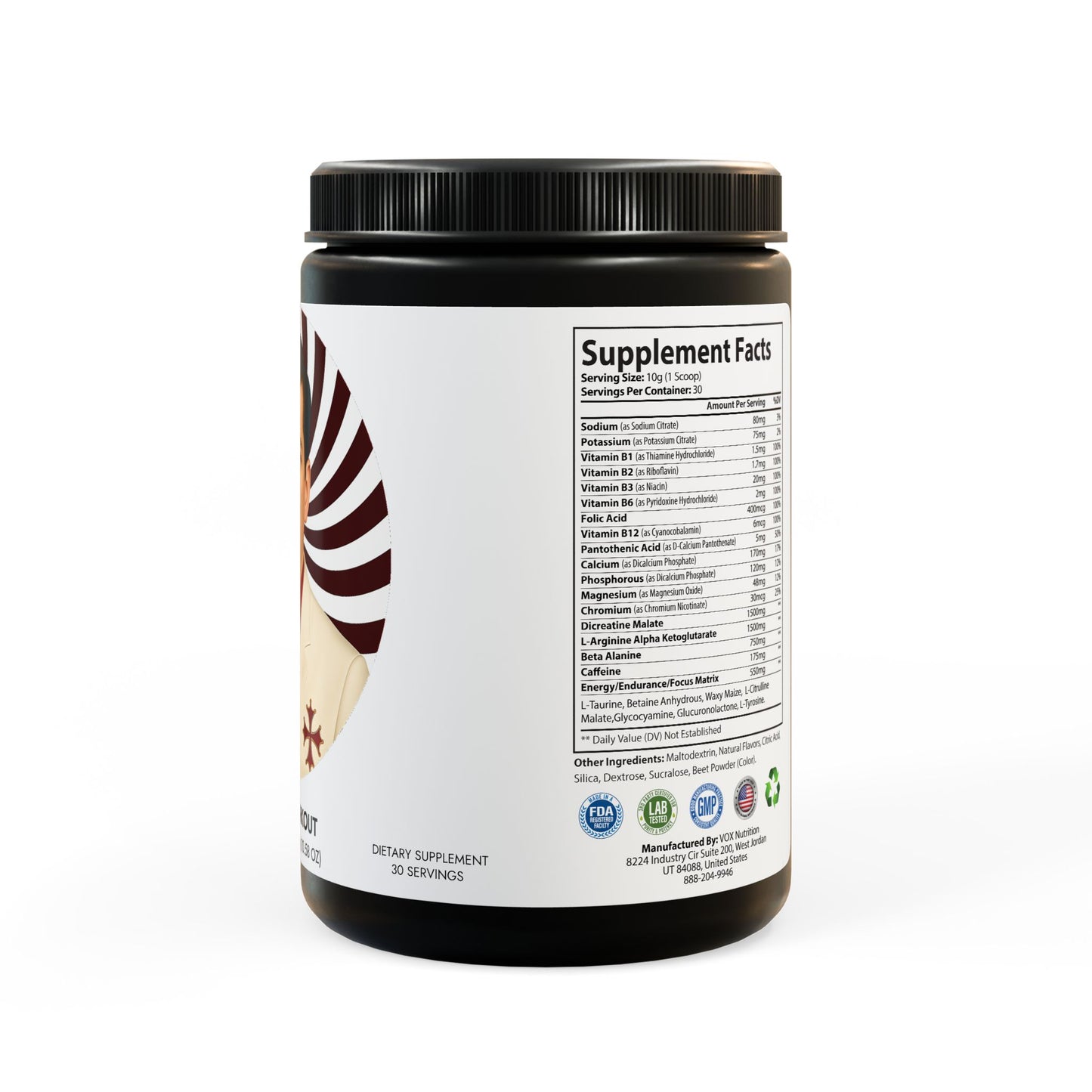 Aleczaender's Pre-Workout Supplement, Watermelon (300g, 10.58oz) (US ONLY)